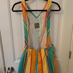 Vintage multicolored overalls